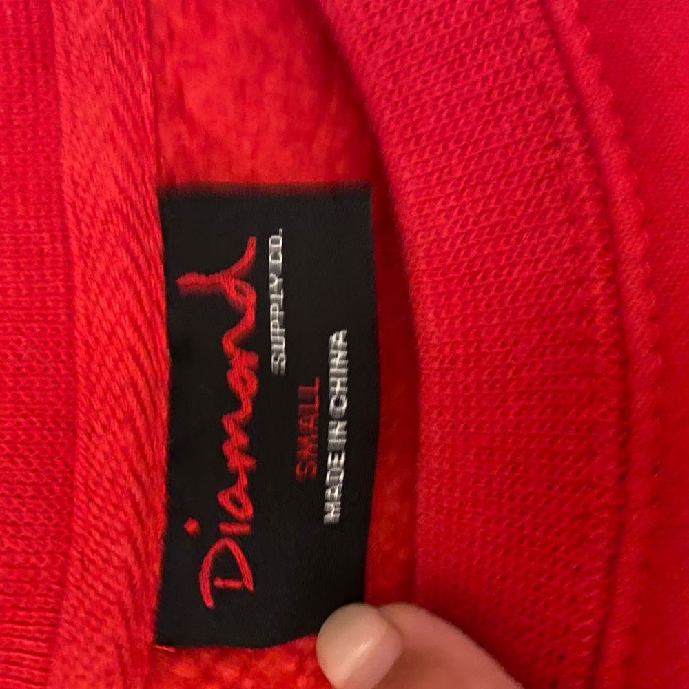 Diamond Red Sweatshirt Size Small